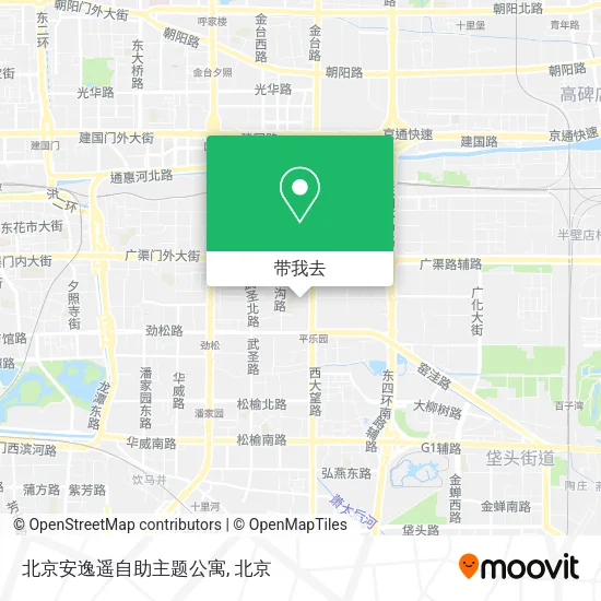 北京安逸遥自助主题公寓地图