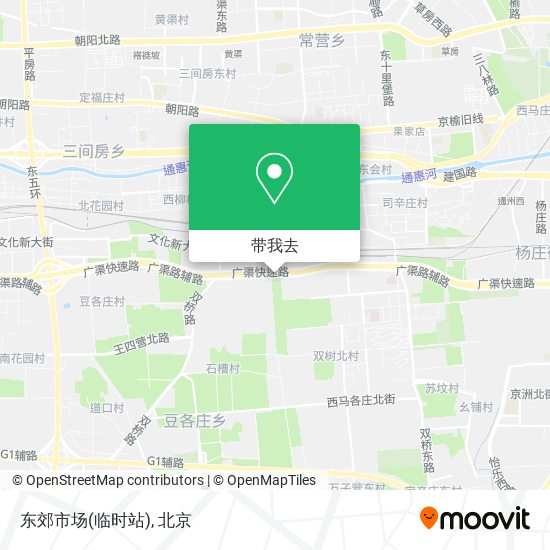 东郊市场(临时站)地图