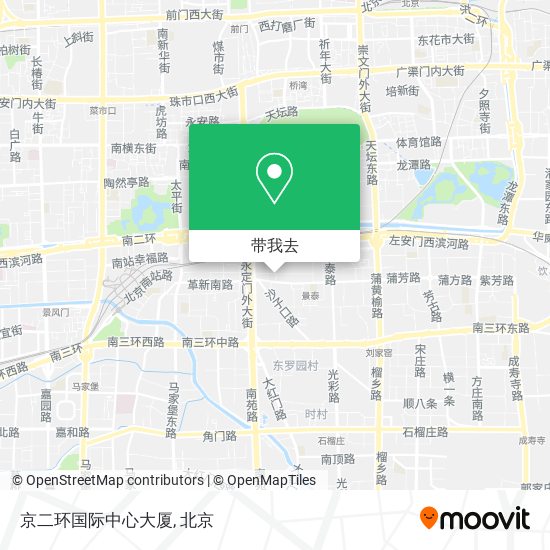 京二环国际中心大厦地图
