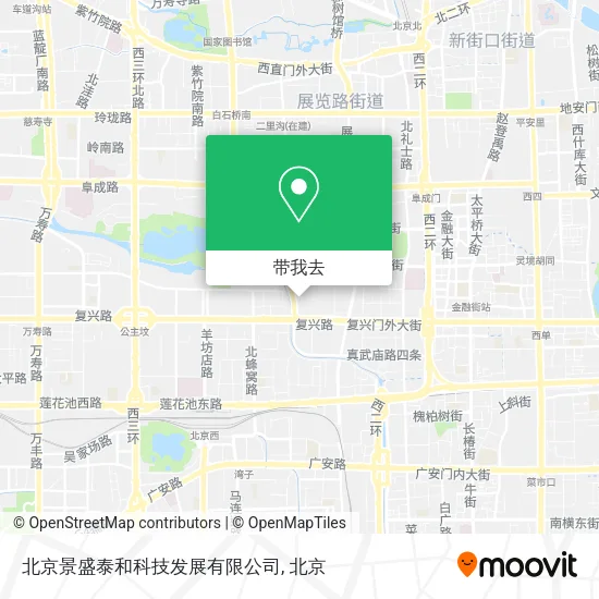 北京景盛泰和科技发展有限公司地图