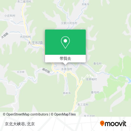 京北大峡谷地图