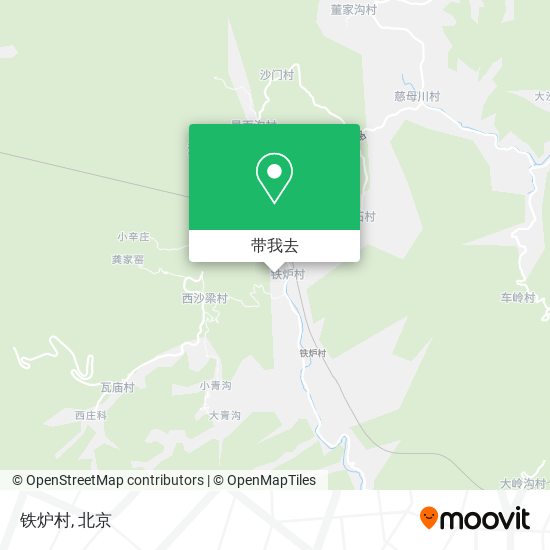 铁炉村地图