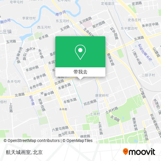 航天城画室地图