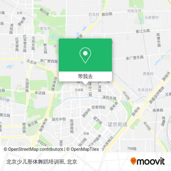 北京少儿形体舞蹈培训班地图