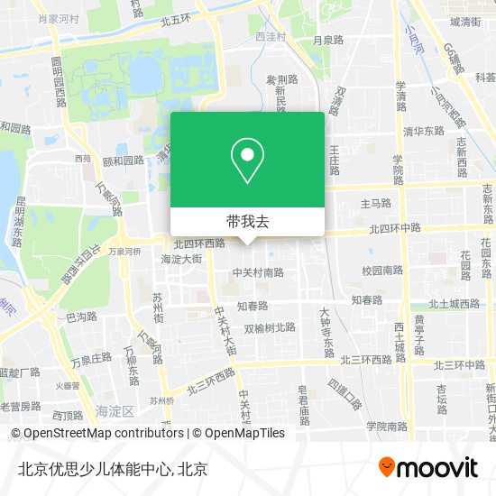 北京优思少儿体能中心地图