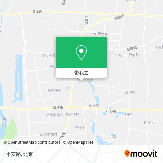 平安路地图