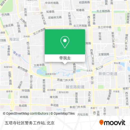 五塔寺社区警务工作站地图
