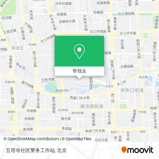 五塔寺社区警务工作站地图