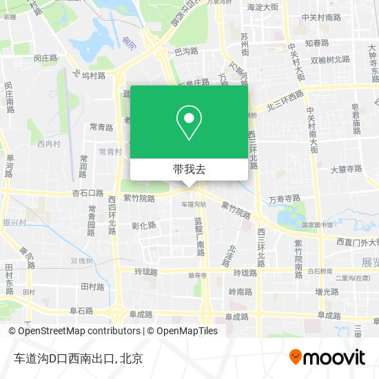 车道沟D口西南出口地图