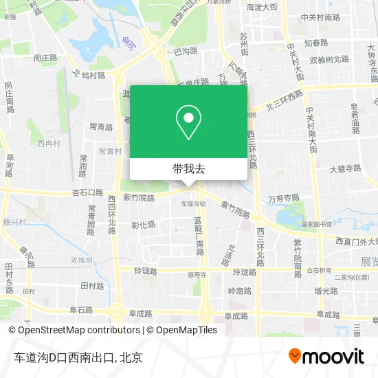 车道沟D口西南出口地图