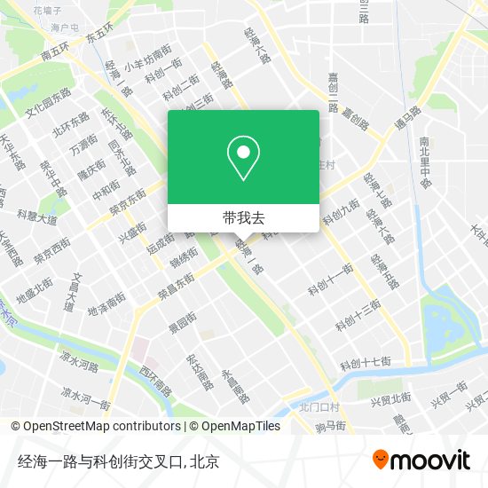 经海一路与科创街交叉口地图