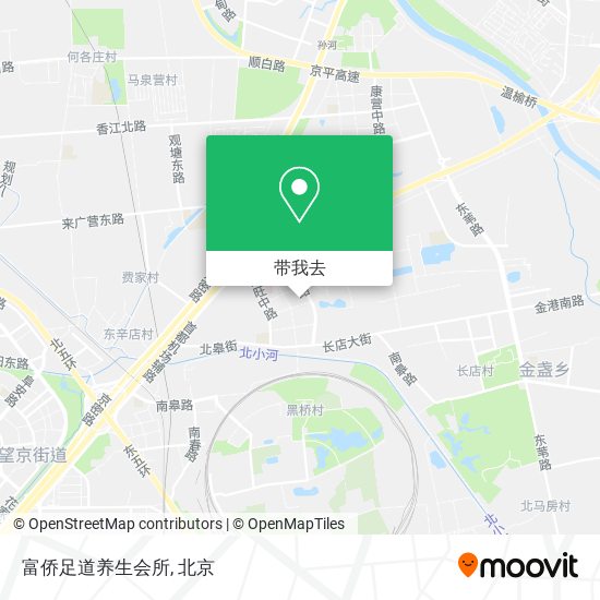 富侨足道养生会所地图