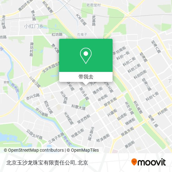 北京玉沙龙珠宝有限责任公司地图