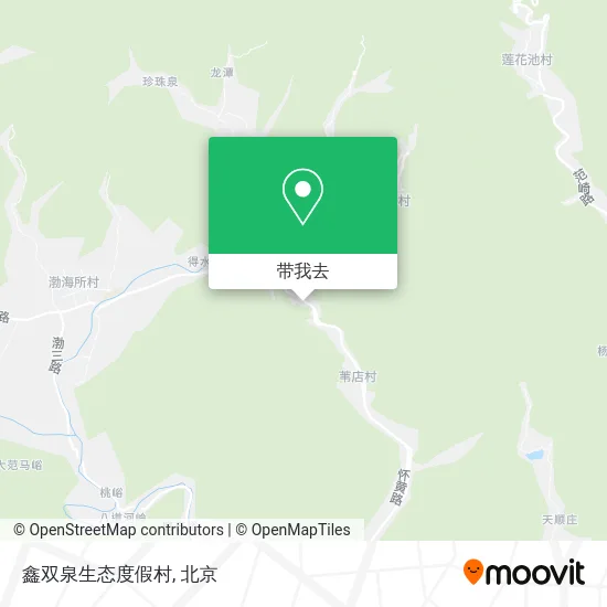 鑫双泉生态度假村地图