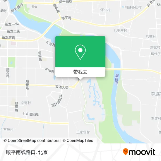 顺平南线路口地图