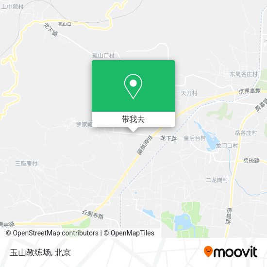 玉山教练场地图