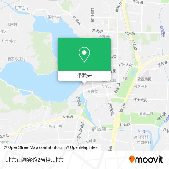 北京山湖宾馆2号楼地图