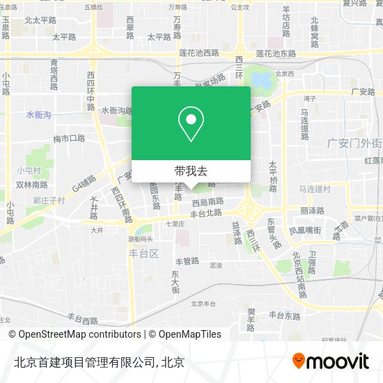 北京首建项目管理有限公司地图