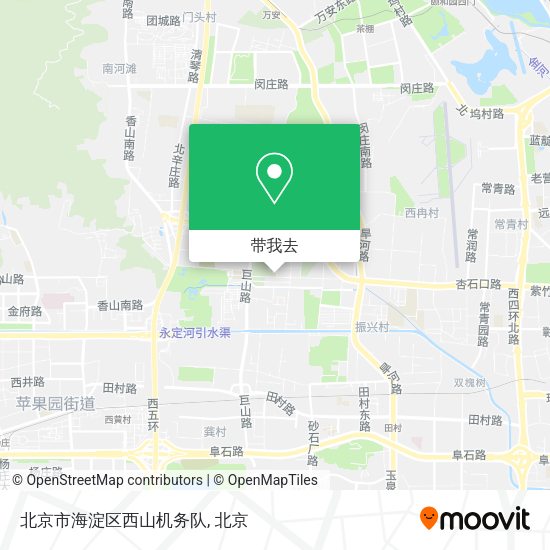 北京市海淀区西山机务队地图