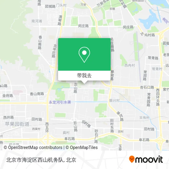 北京市海淀区西山机务队地图