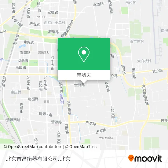 北京首昌衡器有限公司地图