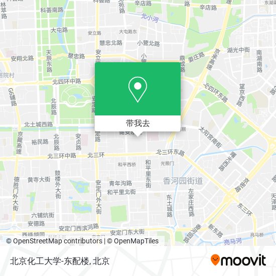 北京化工大学-东配楼地图