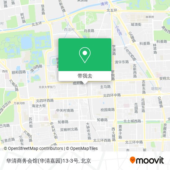 华清商务会馆(华清嘉园)13-3号地图