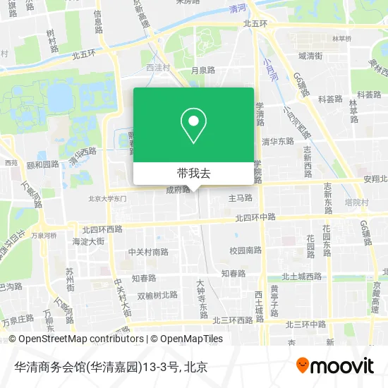 华清商务会馆(华清嘉园)13-3号地图