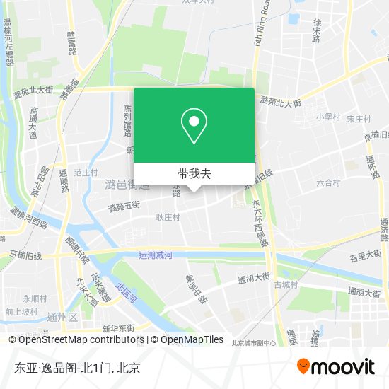 东亚·逸品阁-北1门地图