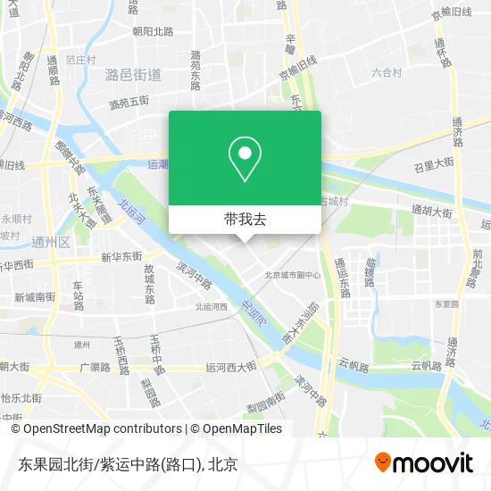 东果园北街/紫运中路(路口)地图