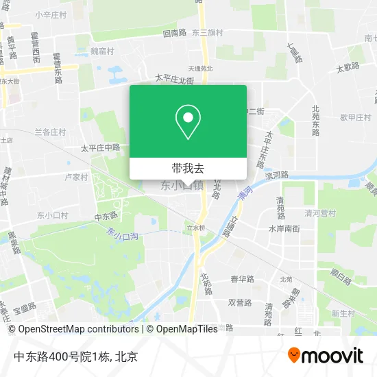 中东路400号院1栋地图