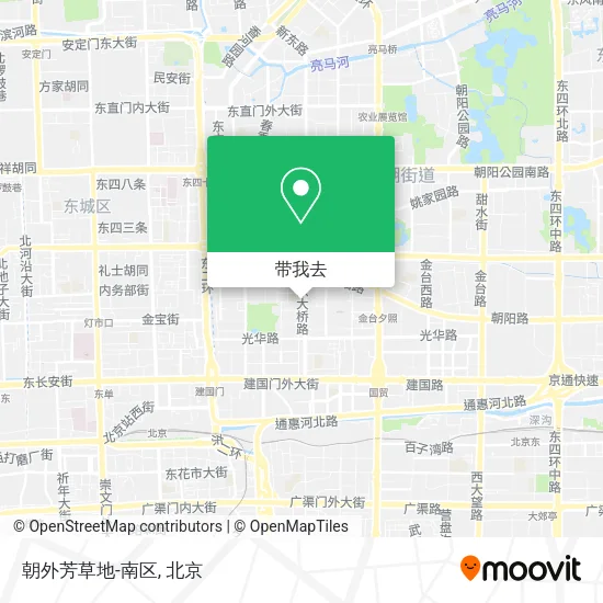 朝外芳草地-南区地图