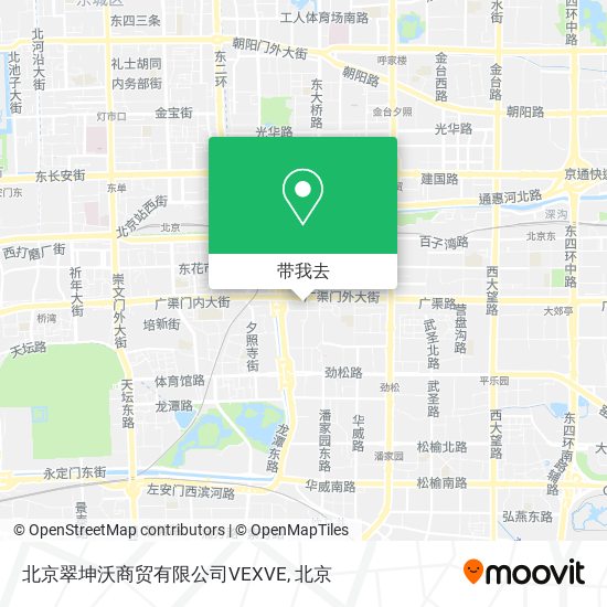 北京翠坤沃商贸有限公司VEXVE地图