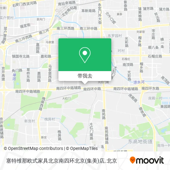 塞特维那欧式家具北京南四环北京(集美)店地图