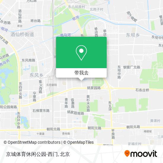 京城体育休闲公园-西门地图