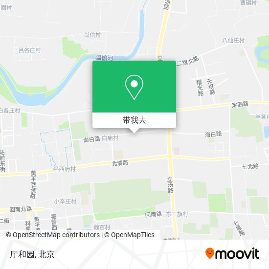 厅和园地图