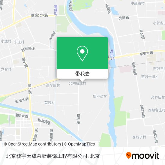 北京毓宇天成幕墙装饰工程有限公司地图