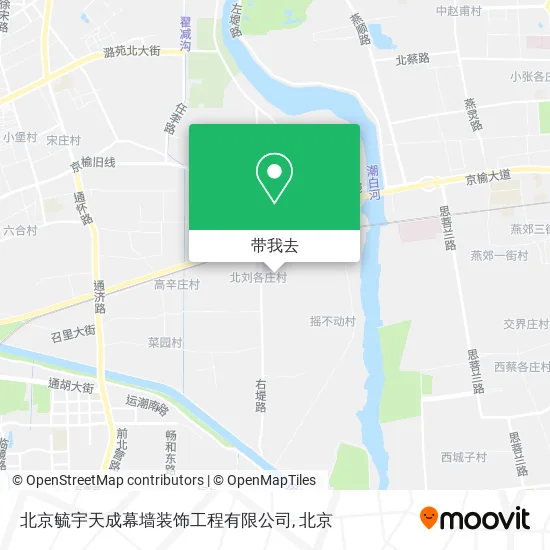 北京毓宇天成幕墙装饰工程有限公司地图