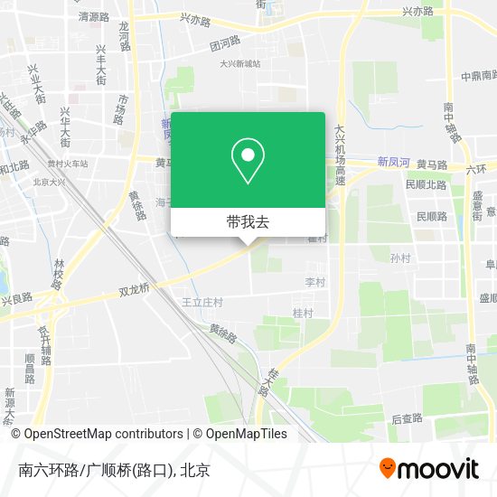 南六环路/广顺桥(路口)地图