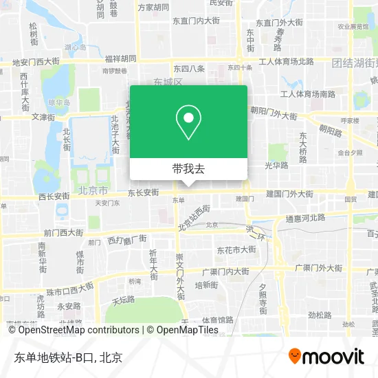 东单地铁站-B口地图