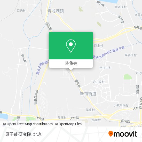 原子能研究院地图