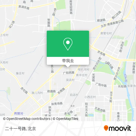 二十一号路地图