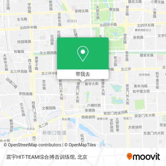 震宇HIT-TEAM综合搏击训练馆地图