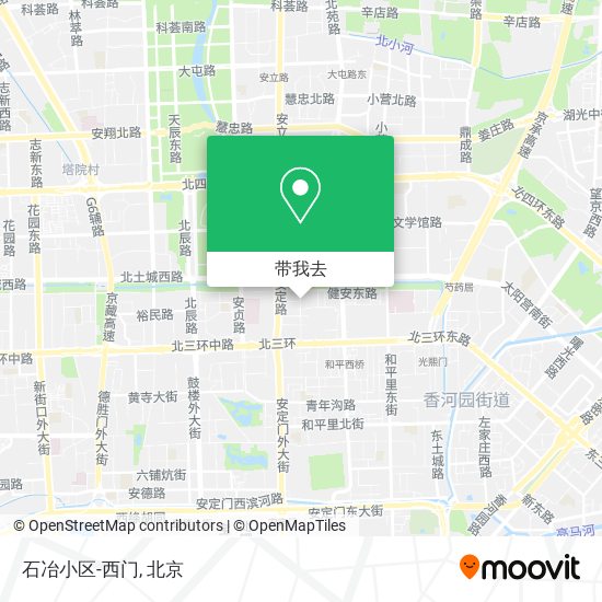 石冶小区-西门地图