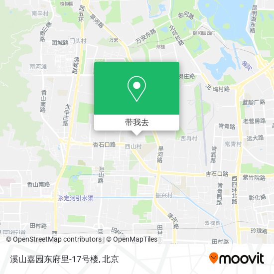 溪山嘉园东府里-17号楼地图