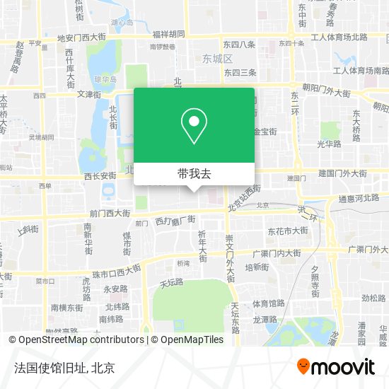 法国使馆旧址地图