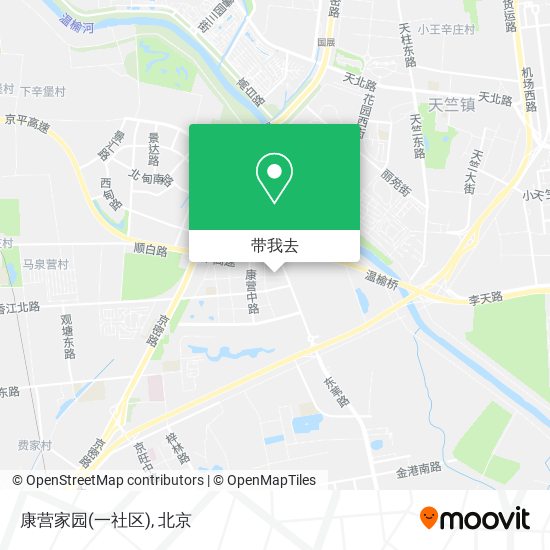 康营家园(一社区)地图