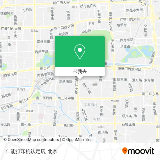 佳能打印机认定店地图