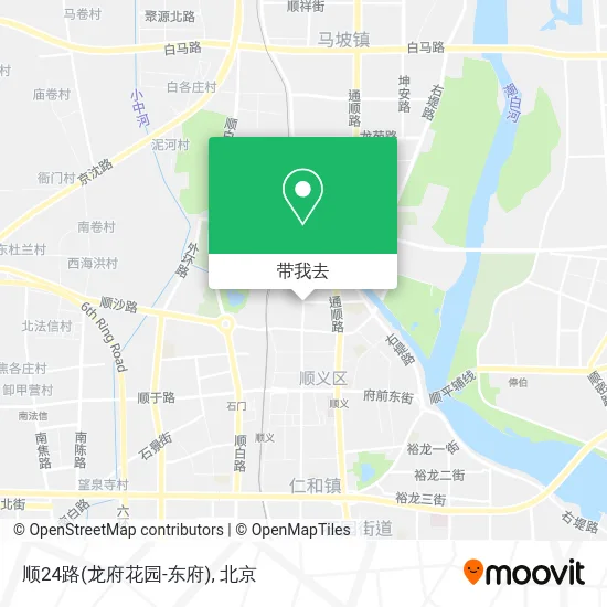 顺24路(龙府花园-东府)地图
