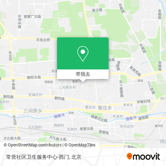 常营社区卫生服务中心-西门地图